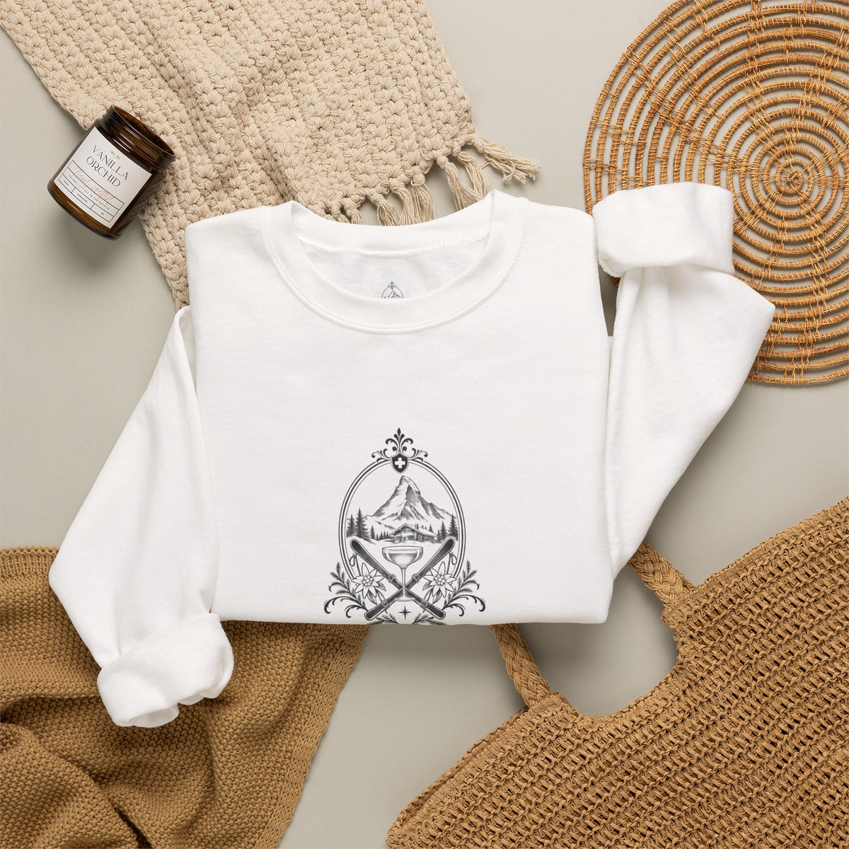 Swiss Time Vintage Crest Crewneck Sweatshirt
