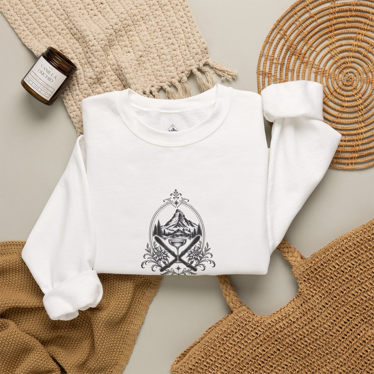 Swiss Time Vintage Crest Crewneck Sweatshirt